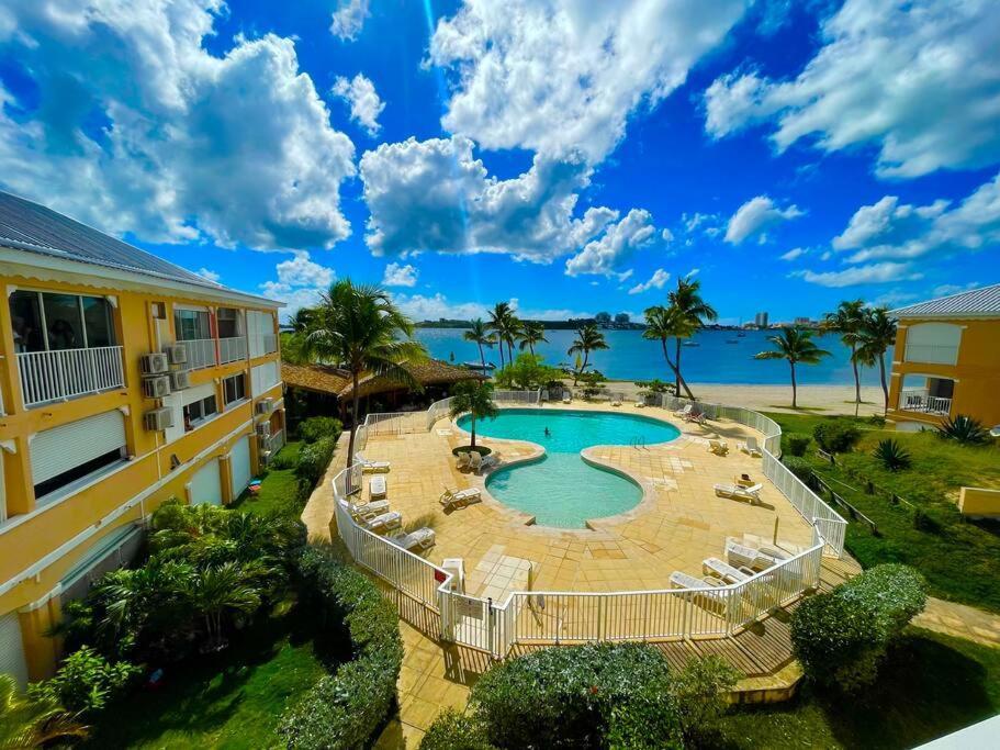 Superbe Studio Lumineux, Vue Sur Piscine Et Mer Baie Nettle ภายนอก รูปภาพ